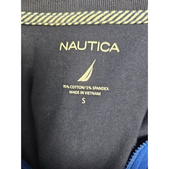 Nautica Two Toned Blue Summer Bodycon Mini Dress, Size Small - Picture 5 of 5